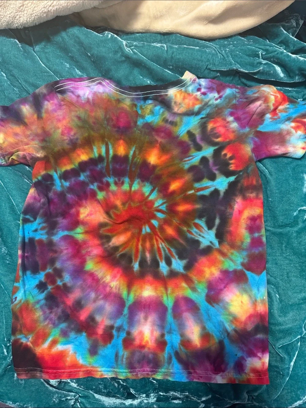 Kids custom ice tie dyed shirt!